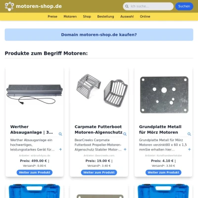 Screenshot motoren-shop.de