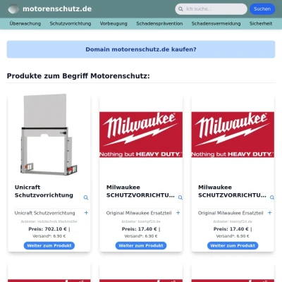 Screenshot motorenschutz.de