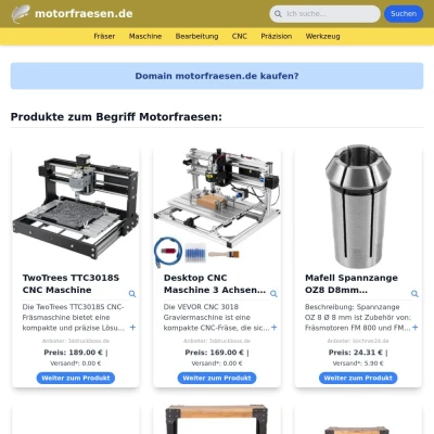 Screenshot motorfraesen.de