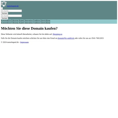 Screenshot motorkapsel.de