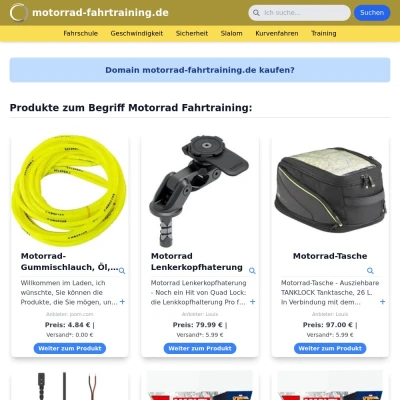 Screenshot motorrad-fahrtraining.de