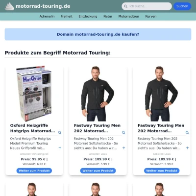 Screenshot motorrad-touring.de