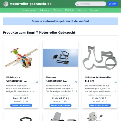 Screenshot motorroller-gebraucht.de