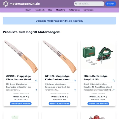 Screenshot motorsaegen24.de