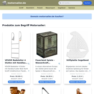 Screenshot motorsailer.de