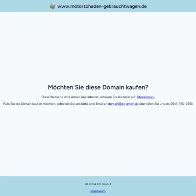 Screenshot motorschaden-gebrauchtwagen.de