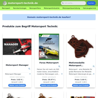 Screenshot motorsport-technik.de