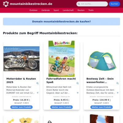 Screenshot mountainbikestrecken.de