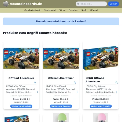 Screenshot mountainboards.de