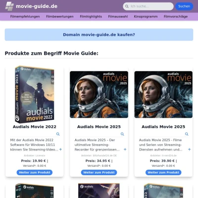 Screenshot movie-guide.de