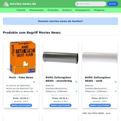 Screenshot movies-news.de