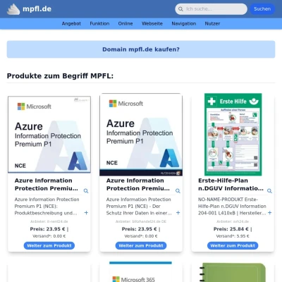 Screenshot mpfl.de
