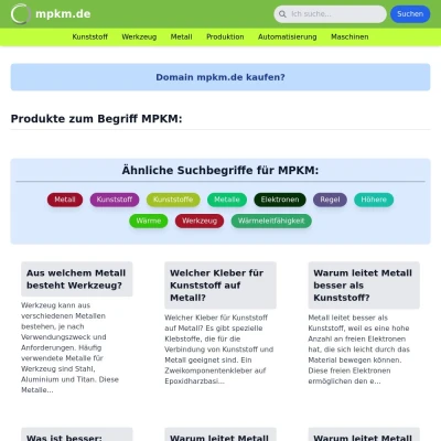 Screenshot mpkm.de