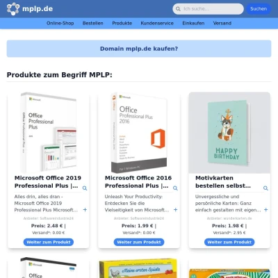 Screenshot mplp.de