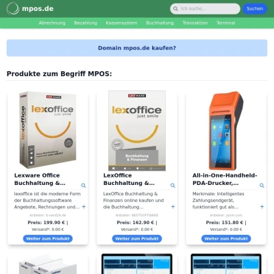 Screenshot mpos.de