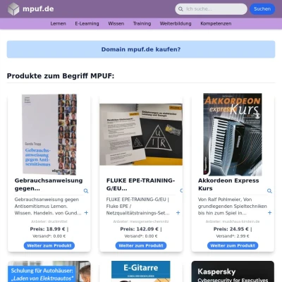 Screenshot mpuf.de