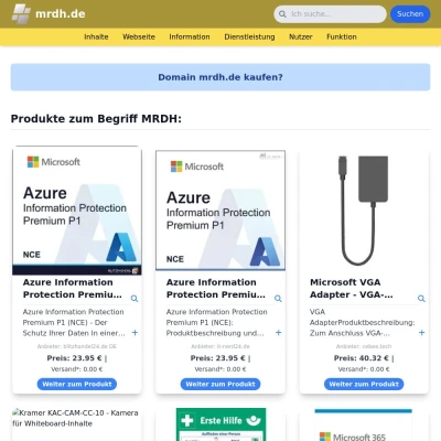 Screenshot mrdh.de
