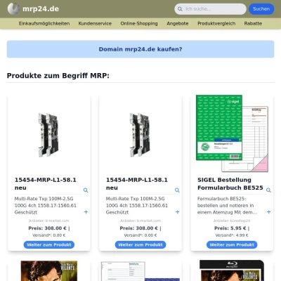 Screenshot mrp24.de