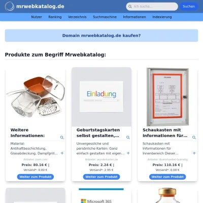 Screenshot mrwebkatalog.de