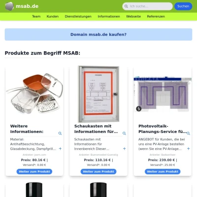 Screenshot msab.de