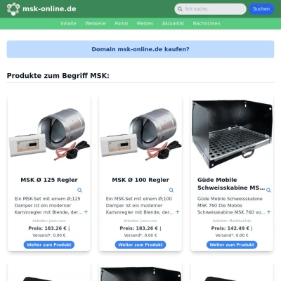 Screenshot msk-online.de