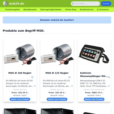 Screenshot msk24.de