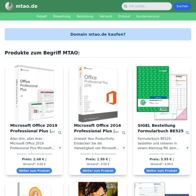 Screenshot mtao.de