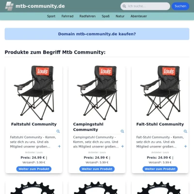 Screenshot mtb-community.de