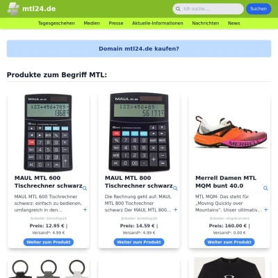 Screenshot mtl24.de