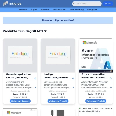 Screenshot mtlg.de