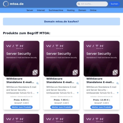 Screenshot mtoa.de