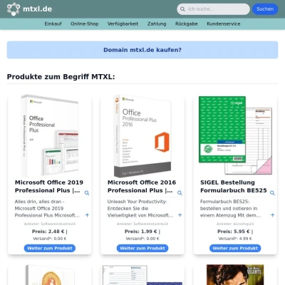 Screenshot mtxl.de