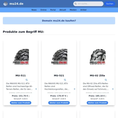 Screenshot mu24.de
