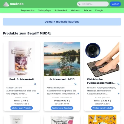 Screenshot mudr.de