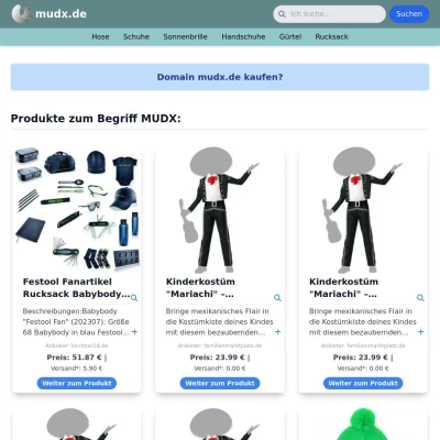 Screenshot mudx.de
