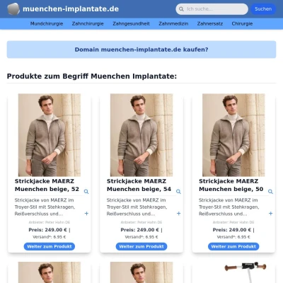 Screenshot muenchen-implantate.de