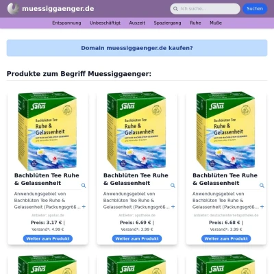 Screenshot muessiggaenger.de