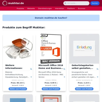 Screenshot mukhtar.de
