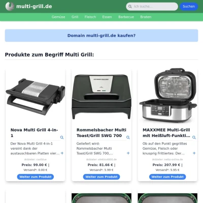 Screenshot multi-grill.de