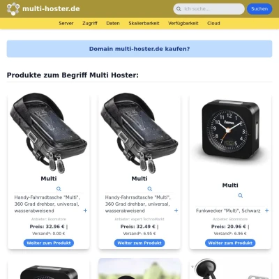 Screenshot multi-hoster.de