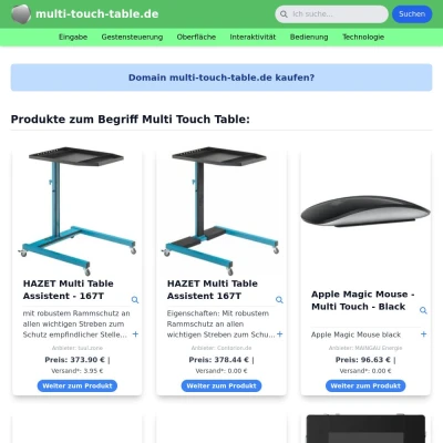 Screenshot multi-touch-table.de