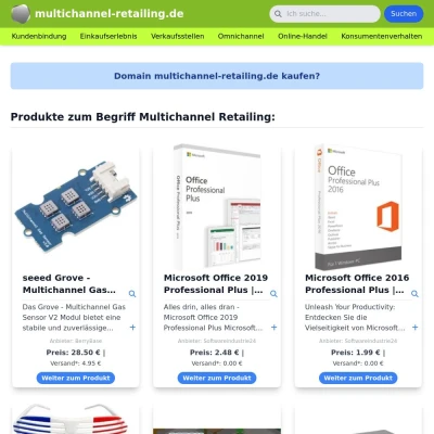 Screenshot multichannel-retailing.de