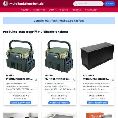 Screenshot multifunktionsbox.de