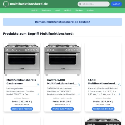 Screenshot multifunktionsherd.de