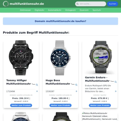 Screenshot multifunktionsuhr.de
