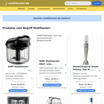 Screenshot multihacker.de