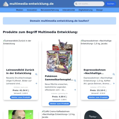 Screenshot multimedia-entwicklung.de