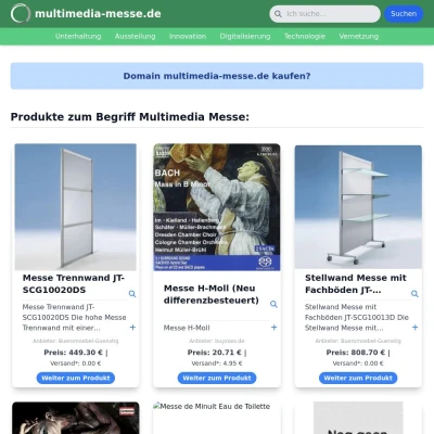 Screenshot multimedia-messe.de