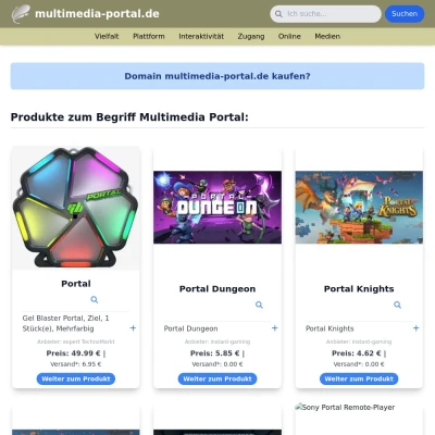 Screenshot multimedia-portal.de