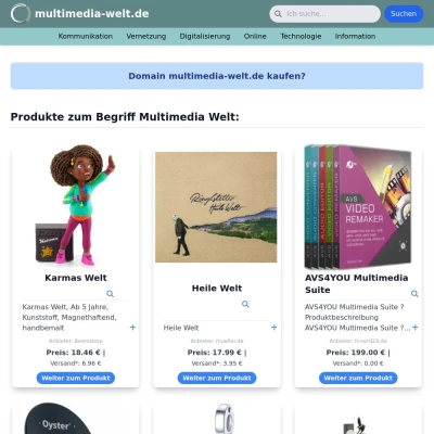Screenshot multimedia-welt.de